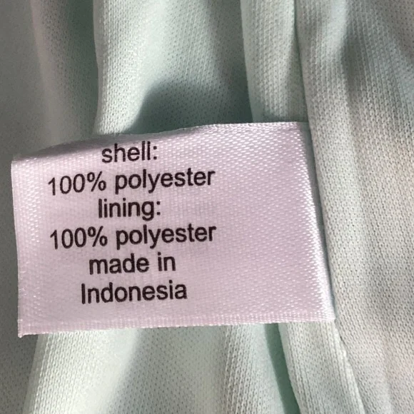 Lane Bryant Mint Polka Dot High Low Dress - Picture 6 of 6